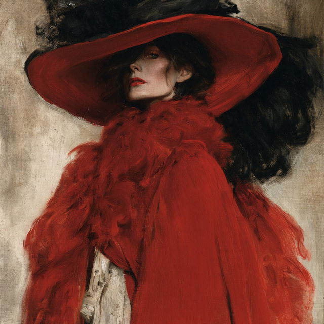 Edwin Austin Abbey style, Midjourney V8.2, render 2 of 4