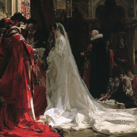 Edwin Austin Abbey style (Painters), Midjourney V8.2