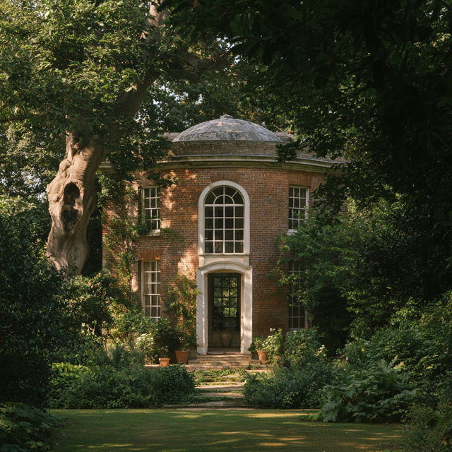 Edwin Lutyens style, Midjourney V8.2, render 2 of 4