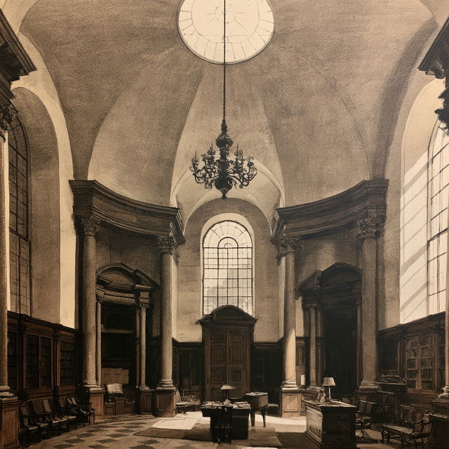 Edwin Lutyens style, Midjourney V8.2, render 4 of 4