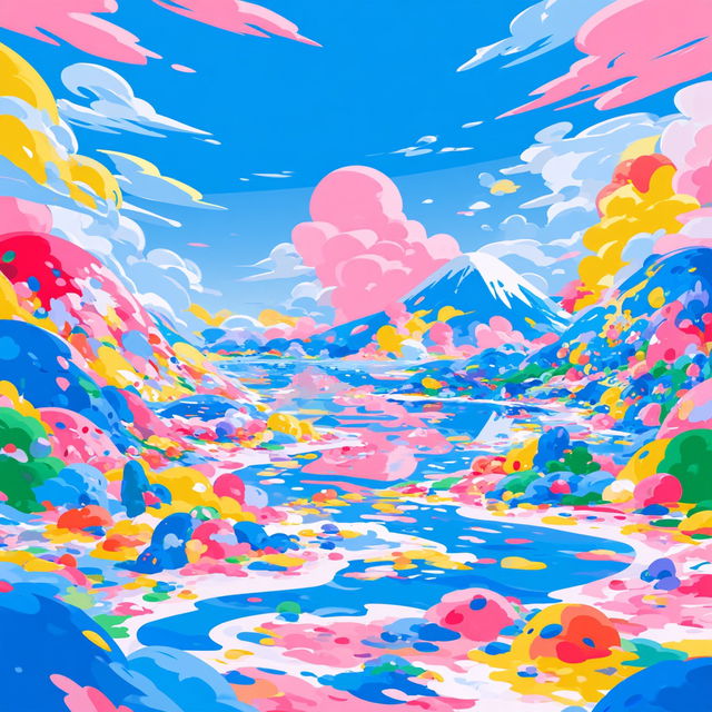 Candytopia style, Midjourney V8.2, render 2 of 4