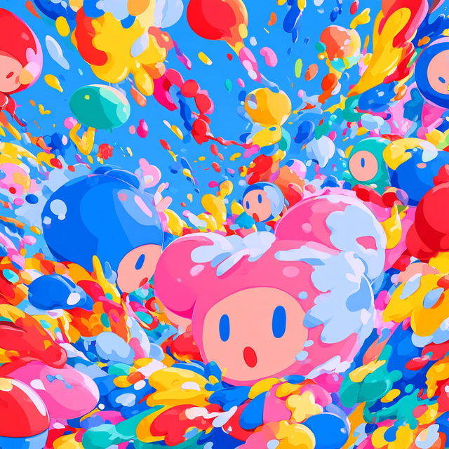 Candytopia style, Midjourney V8.2, render 1 of 4
