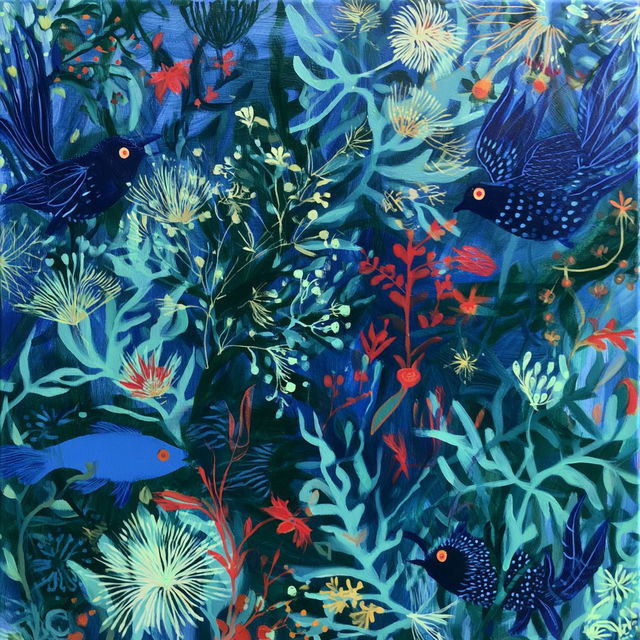 Floraquill style, Midjourney V8.2, render 4 of 4