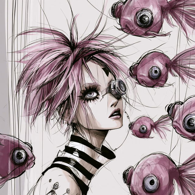Blackthread Puppetarium style, Midjourney V8.2, render 2 of 4