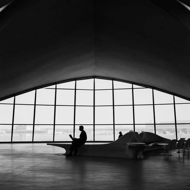 Eero Saarinen style, Midjourney V8.2, render 2 of 4