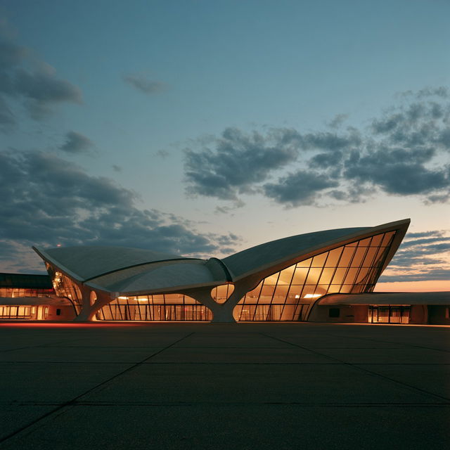 Eero Saarinen style, Midjourney V8.2, render 4 of 4