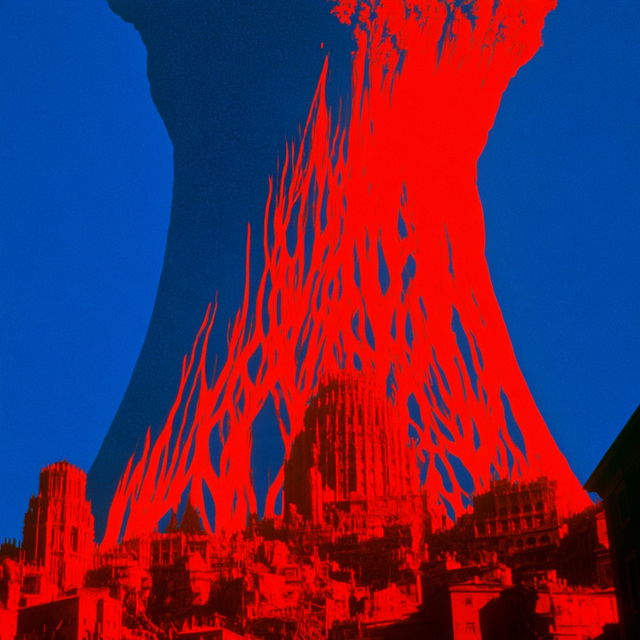 Volcanocenobrite style, Midjourney V8.2, render 4 of 4