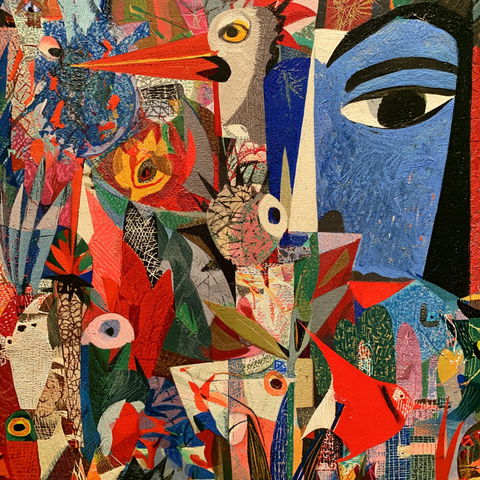 Eileen Agar style (Various), Midjourney V8.2
