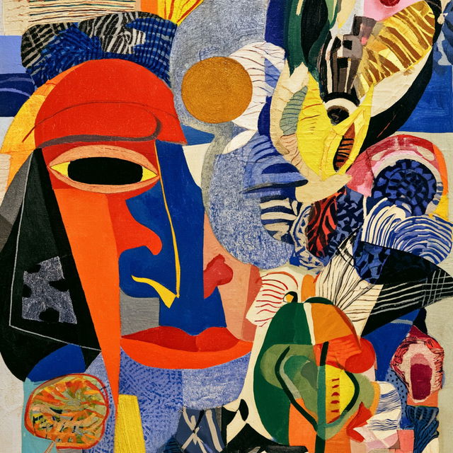 Eileen Agar style, Midjourney V8.2, render 3 of 4