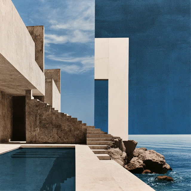 Eileen Gray style, Midjourney V8.2, render 4 of 4