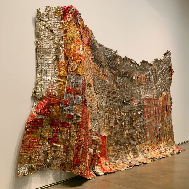 El Anatsui style, Midjourney V8.2, render 4 of 4
