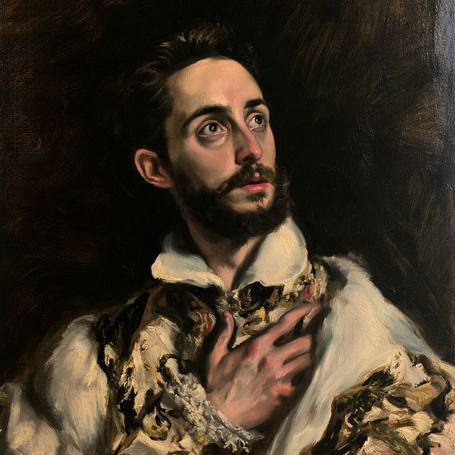 El Greco style, Midjourney V8.2, render 2 of 4
