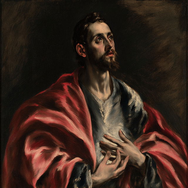 El Greco style, Midjourney V8.2, render 4 of 4