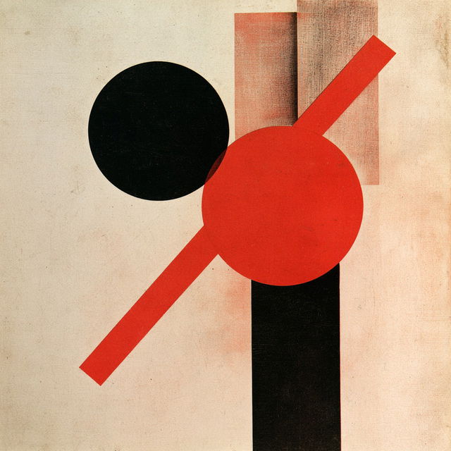 El Lissitzky style, Midjourney V8.2, render 2 of 4