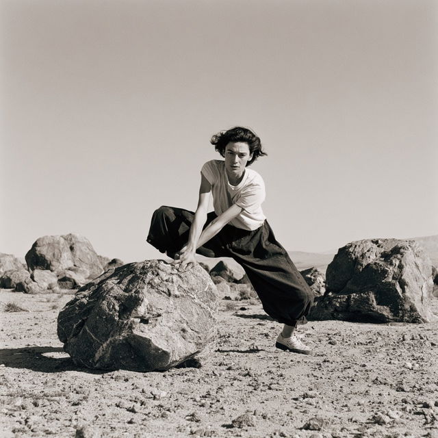 Eleanor Antin style, Midjourney V8.2, render 3 of 4
