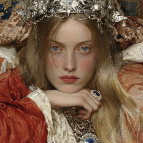Eleanor Fortescue-Brickdale style (Painters), Midjourney V8.2