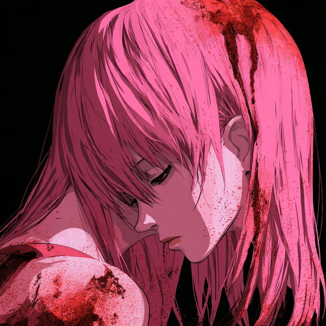 Elfen Lied style, Midjourney V8.2, render 4 of 4