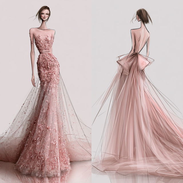 Elie Saab style, Midjourney V8.2, render 2 of 4