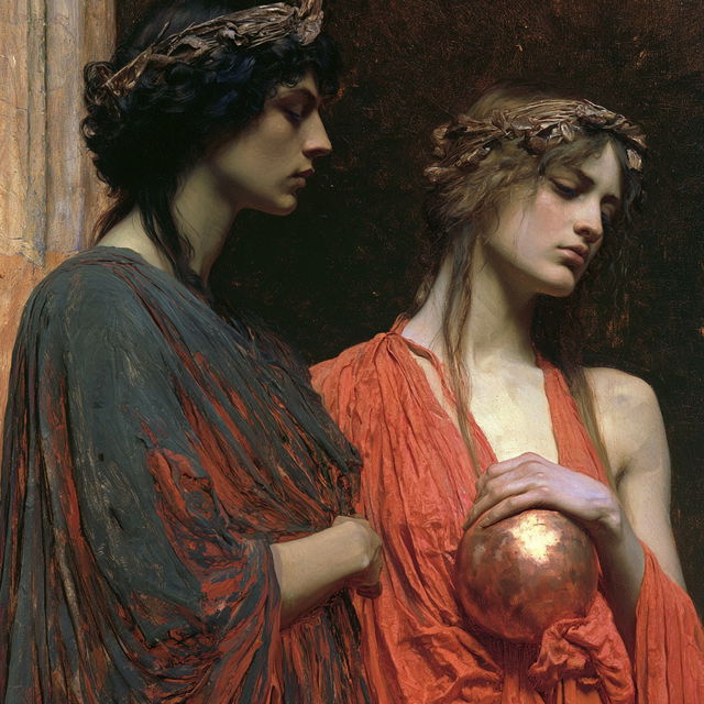 Elihu Vedder style, Midjourney V8.2, render 2 of 4