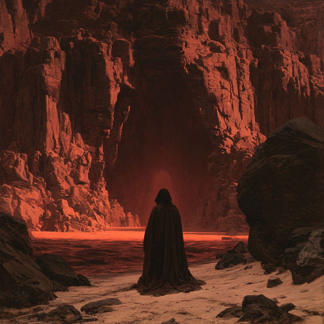Elihu Vedder style, Midjourney V8.2, render 1 of 4