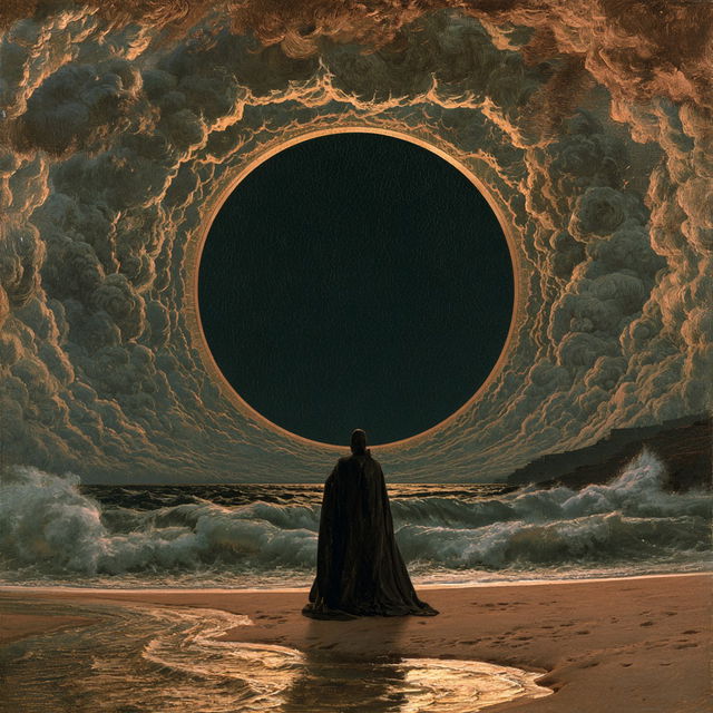Elihu Vedder style, Midjourney V8.2, render 4 of 4