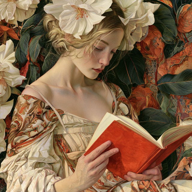Elisabeth Sonrel style, Midjourney V8.2, render 4 of 4