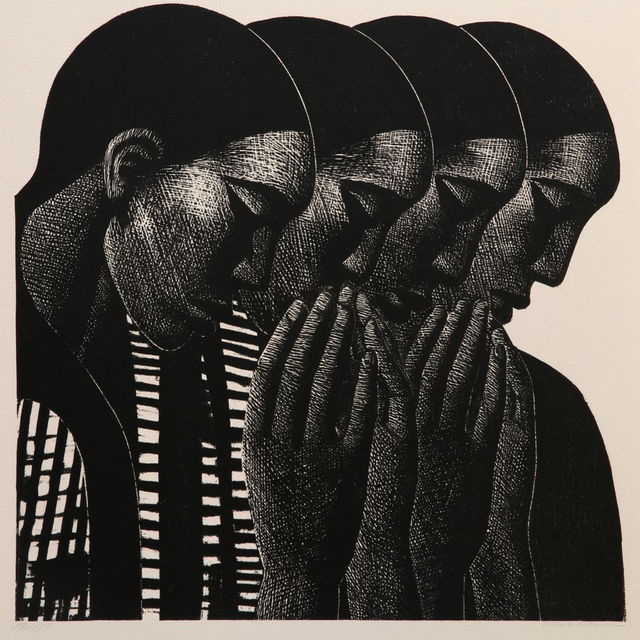 Elizabeth Catlett style, Midjourney V8.2, render 3 of 4