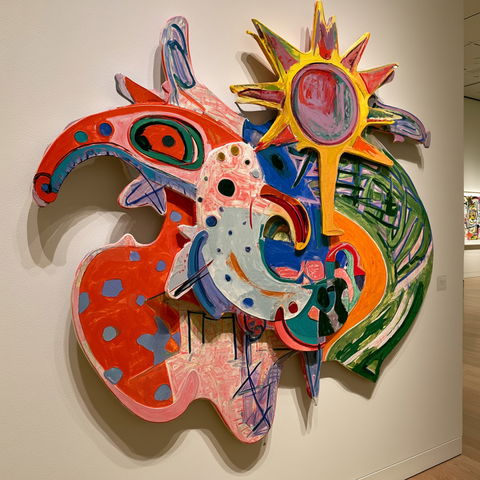 Elizabeth Murray style (Printmakers), Midjourney V8.2