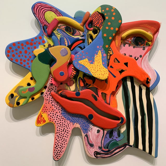 Elizabeth Murray style, Midjourney V8.2, render 4 of 4