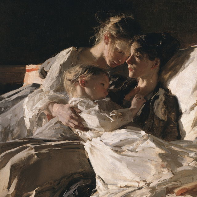 Elizabeth Nourse style, Midjourney V8.2, render 2 of 4