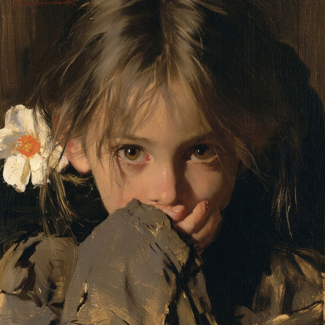 Elizabeth Nourse style, Midjourney V8.2, render 3 of 4