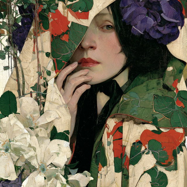 Elizabeth Shippen Green style, Midjourney V8.2, render 2 of 4