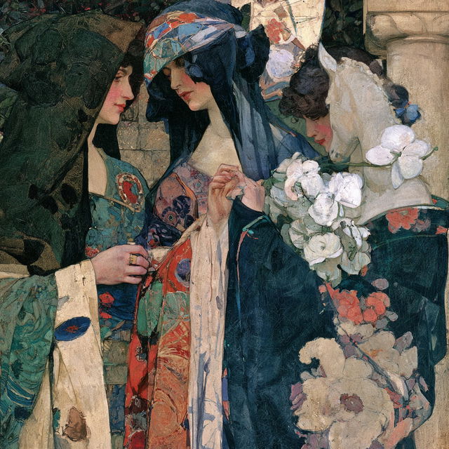 Elizabeth Shippen Green style, Midjourney V8.2, render 3 of 4
