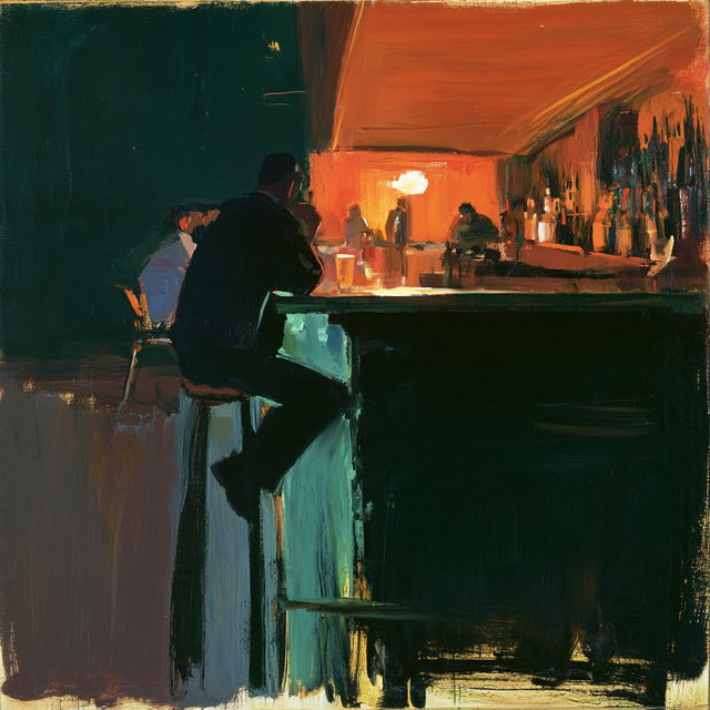 Elmer Bischoff style, Midjourney V8.2, render 2 of 4