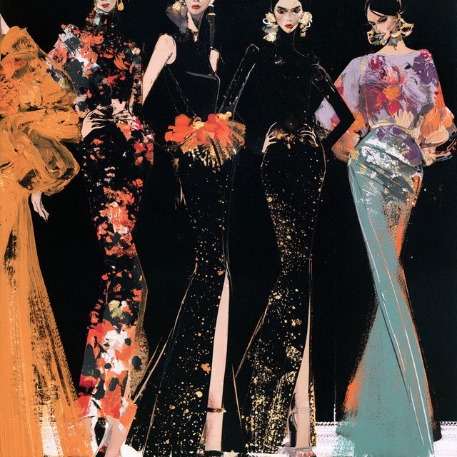 Emanuel Ungaro style, Midjourney V8.2, render 2 of 4