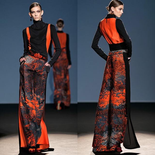Emanuel Ungaro style, Midjourney V8.2, render 3 of 4