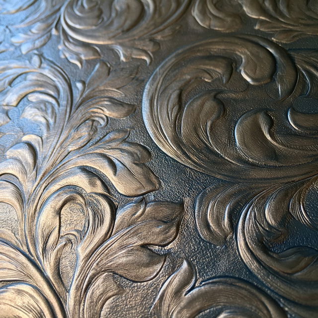 Embossed texture style, Midjourney V8.2, render 2 of 4