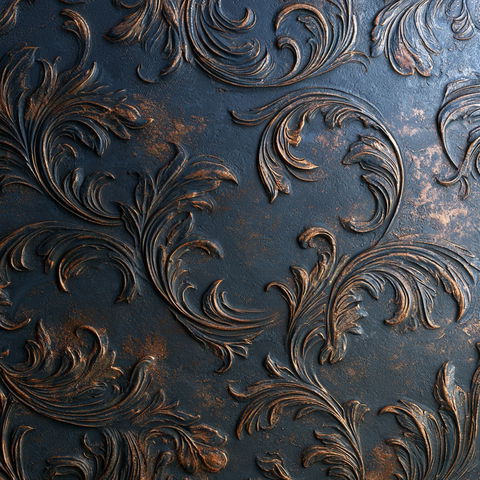 Embossed texture style (Modifiers), Midjourney V8.2