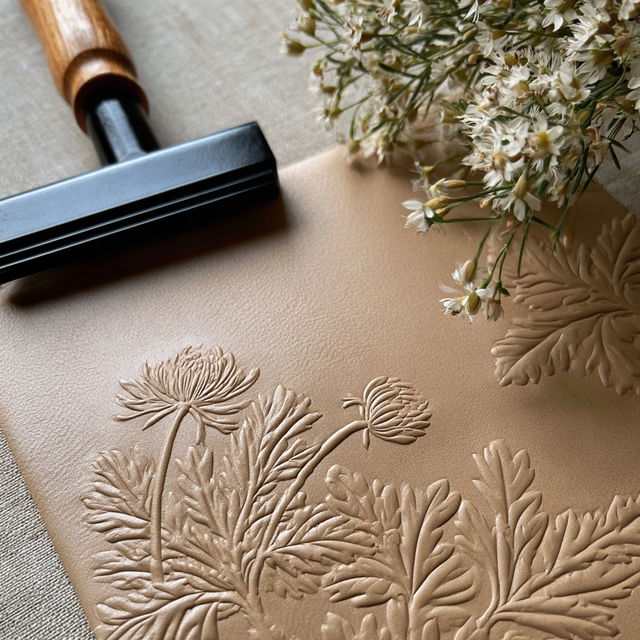 Embossing style, Midjourney V8.2, render 3 of 4
