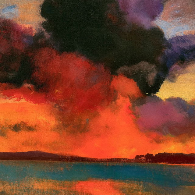 Emil Nolde style, Midjourney V8.2, render 3 of 4
