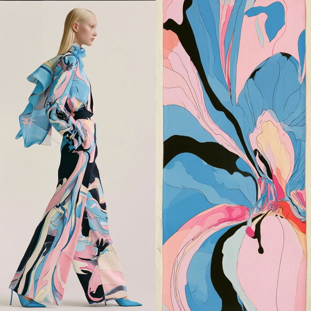 Emilio Pucci style, Midjourney V8.2, render 3 of 4