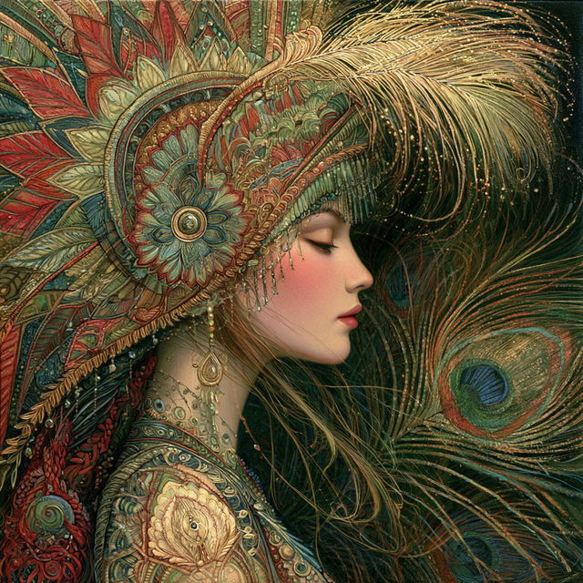 Emily Balivet style, Midjourney V8.2, render 2 of 4
