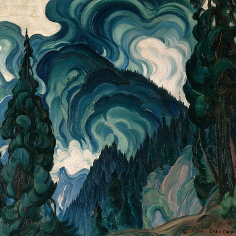 Emily Carr style (Painters), Midjourney V8.2