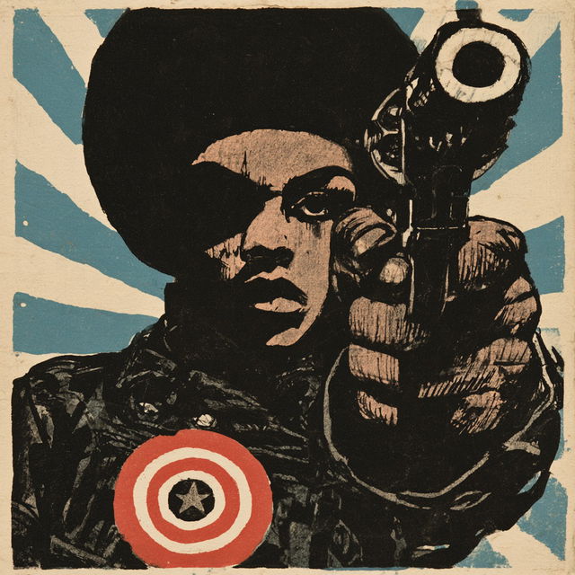 Emory Douglas style, Midjourney V8.2, render 2 of 4