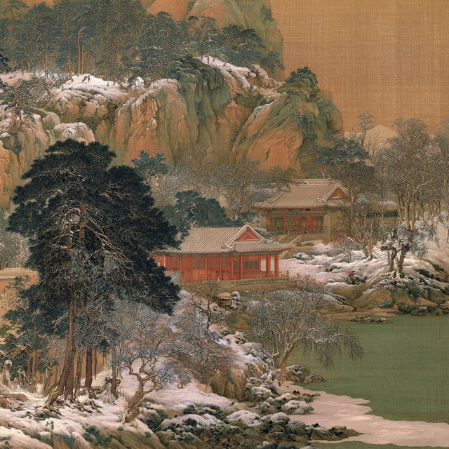 Emperor Huizong of Song style, Midjourney V8.2, render 4 of 4