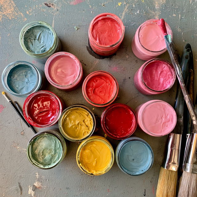 Encaustic paint style, Midjourney V8.2, render 4 of 4