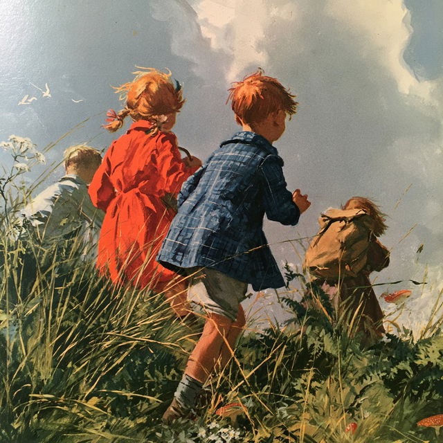 Enid Blyton style, Midjourney V8.2, render 4 of 4