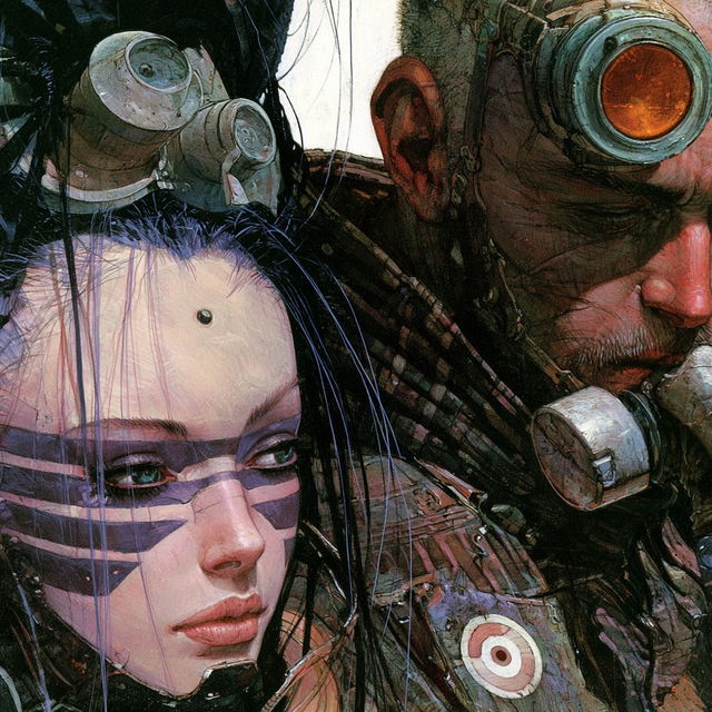 Enki Bilal style, Midjourney V8.2, render 4 of 4