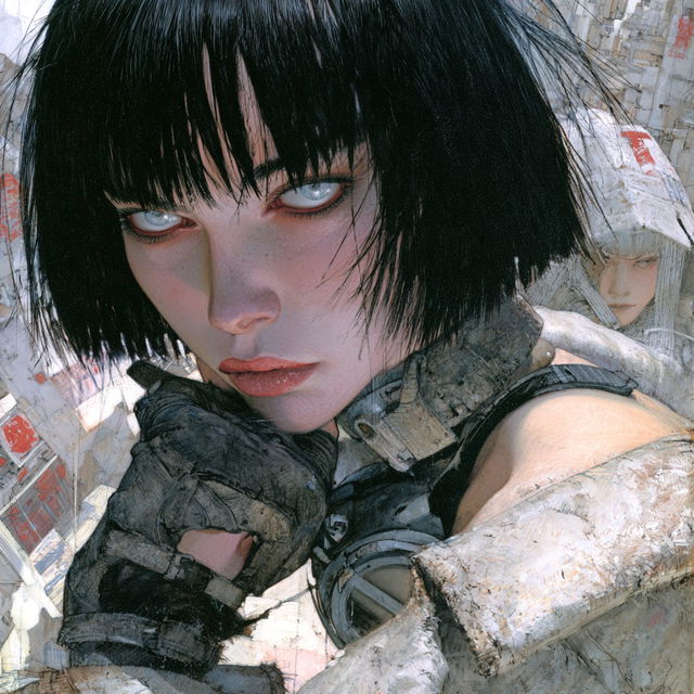 Enki Bilal style, Midjourney V8.2, render 3 of 4