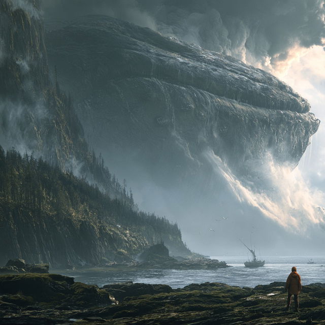 Epic scale style, Midjourney V8.2, render 4 of 4